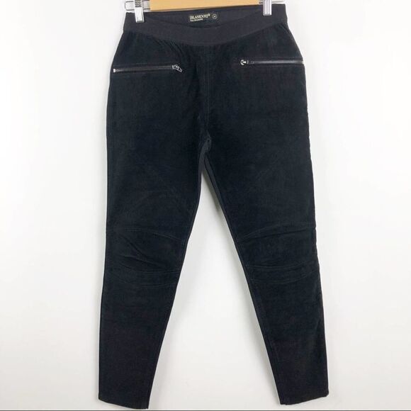 BlankNYC 100% Suede Front Panels Pull On Leather Leggings Pants Size 29 Zip - Picture 5 of 15